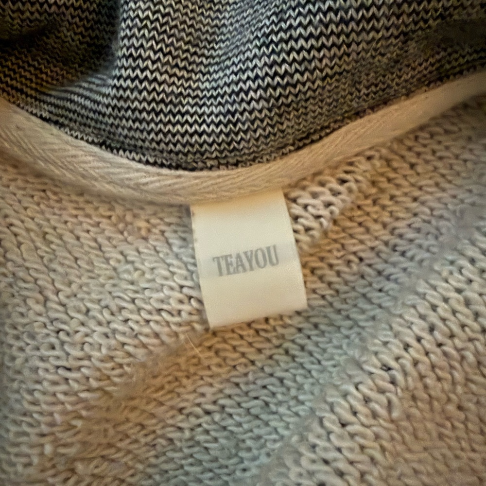 Tea You Heather Gray Women's Crew Neck Sweater View 3